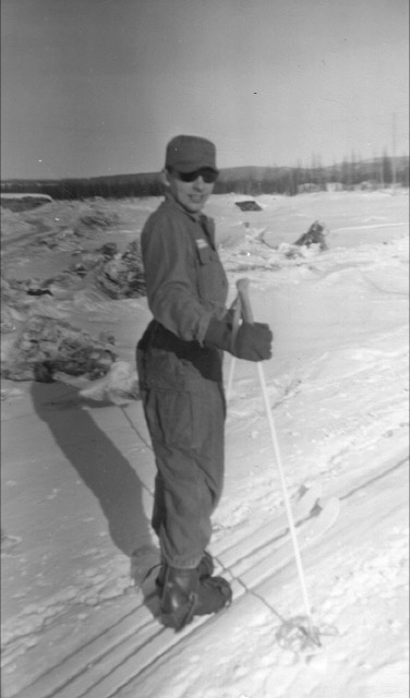 JB in 1957: ski patrol